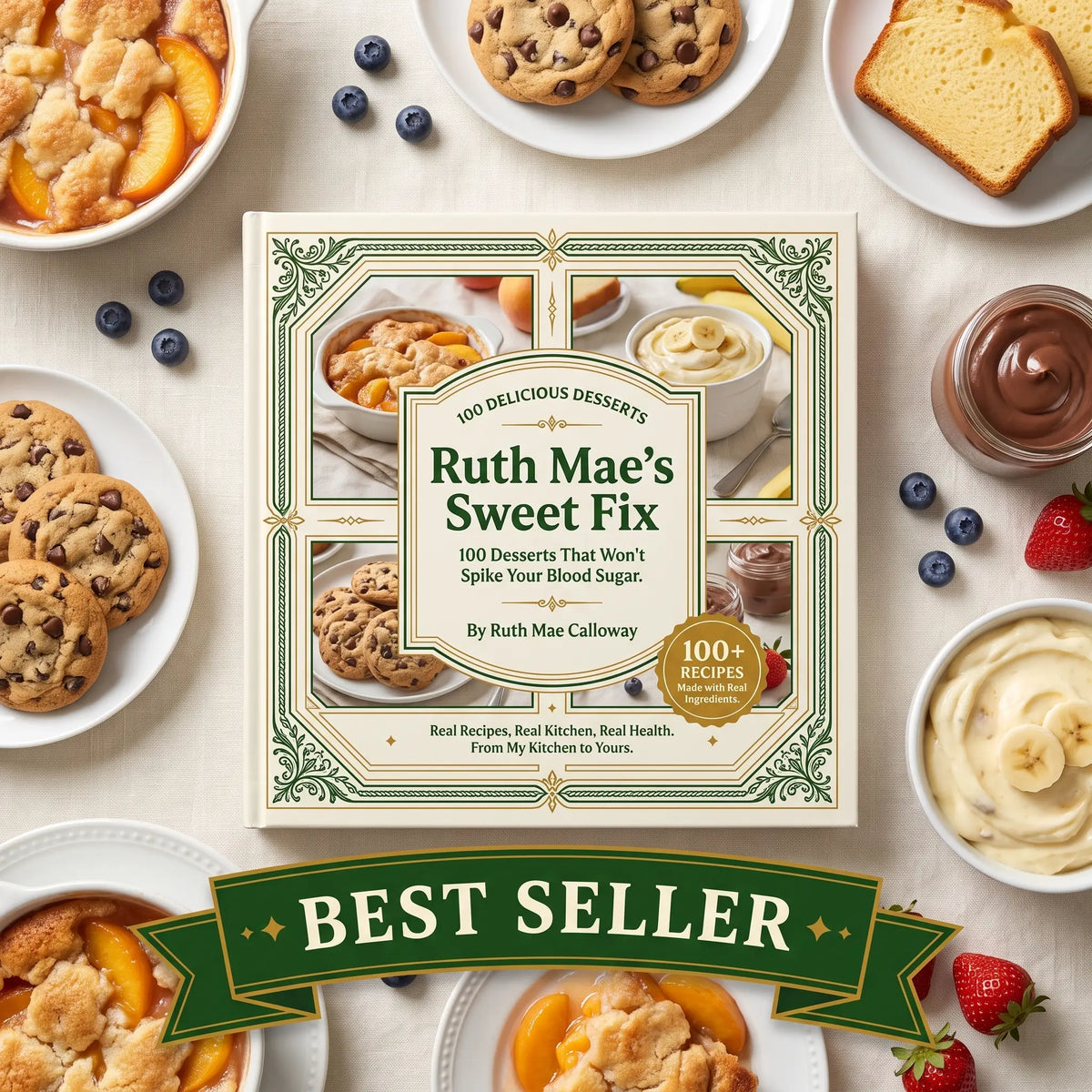 Ruth Mae's Sweet Fix: 100 Desserts That Won't Spike Your Blood Sugar (Physical)